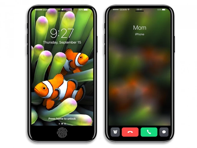 Giao diện iPhone 8 sẽ như nào nếu có màn hình vô cực?