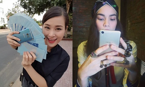 Soi điện thoại sang chảnh của mỹ nhân Việt 