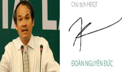 Soi chữ ký “bá đạo” của đại gia nổi tiếng Việt Nam 