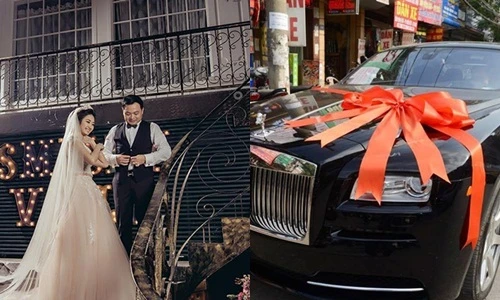 Loạt quà cưới "khủng" chồng đại gia tặng Hoa hậu Thu Ngân 