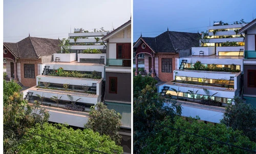 Nhà Hà Tĩnh gây choáng với mái độc lạ nhất từng thấy