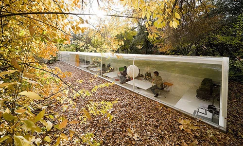 Ngắm nhà đẹp mê hồn dưới sắc màu mùa thu