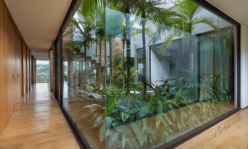 Đẹp mê hồn ngôi nhà “ôm trọn” cả rừng nhiệt đới mini