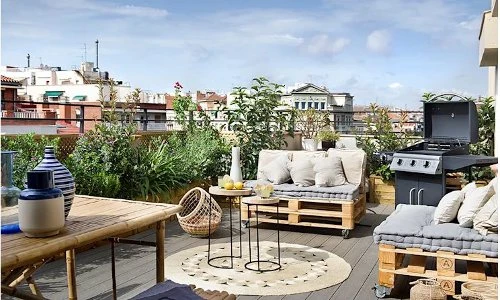 Những mẫu thiết kế vườn trên sân thượng đẹp "quên sầu"