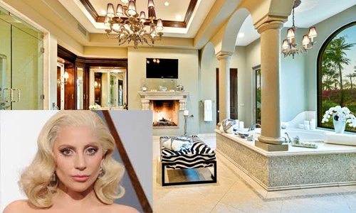 Choáng ngợp dinh thự 500 tỷ như cung điện của Lady Gaga