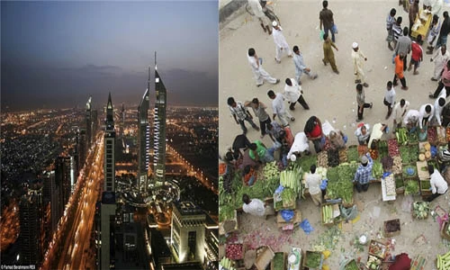 Choáng với hình ảnh vạch trần đối lập giàu nghèo ở Dubai