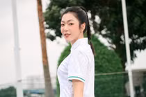 Hà Thanh Xuân khoe dáng nuột, nhan sắc U40 tươi trẻ trên sân Pickleball