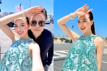 Đinh Ngọc Diệp vi vu nước Mỹ, nhan sắc tuổi 41 gây bất ngờ