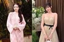 Hot face sao Việt: Khả Ngân xinh đẹp nền nã trong tà áo dài