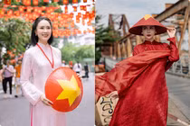 Mỹ nhân Việt thướt tha áo dài, đồng hành cùng không khí đại lễ