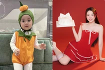 Hot face sao Việt: Con gái Khánh Thi - Phan Hiển hoá trang dịp Halloween