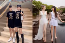 Con gái Huyền Baby 13 tuổi gây sốt với thần thái tiểu thư