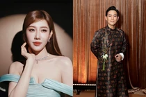 Hot face sao Việt: Thuý Ngân diện đầm xanh ngọc xinh đẹp đi sự kiện