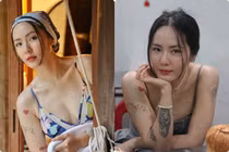 Phương Linh tuổi 41 quyến rũ với bikini, mê khoe hình xăm