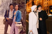 Hot face sao Việt: Vợ chồng NSND Lan Hương chia sẻ ảnh hồi tưởng quá khứ