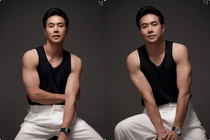 “Dũng con bác Bơ” Đức Hiếu xả vai khoe hình thể nam thần cuồn cuộn