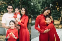 Gia đình siêu mẫu Hà Anh mừng Tết Độc lập, gây sốt với khoảnh khắc cực đẹp