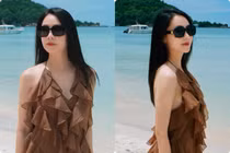 Hồng Diễm chứng minh không cần bikini vẫn gợi cảm hút hồn