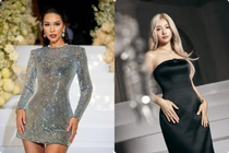 Hot face sao Việt: Hà Anh diện đầm lấp lánh khoe đường cong