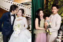 Hot face sao Việt: Đình Tú - Ngọc Huyền 'xả' ảnh tình tứ trong hôn lễ