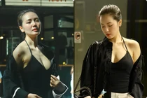 Phương Linh khoe thềm ngực căng tràn trong loạt ảnh ở Hồng Kông