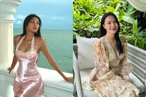 Hot face sao Việt: Thảo Nhi Lê diện váy lụa khoe thềm ngực