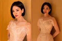 Song Hye Kyo đẹp "không góc dìm" dù ảnh hậu trường mờ nhoè