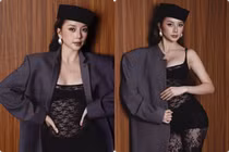 Thiều Bảo Trang tung bộ ảnh táo bạo với trang phục ren xuyên thấu 