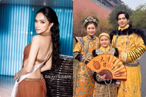 Hot face sao Việt: Hương Giang khoe lưng trần tại Miss Universe 2025