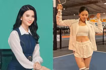 Hot face sao Việt: Lệ Quyên lên đồ gợi cảm đi tập pickleball ở Mỹ