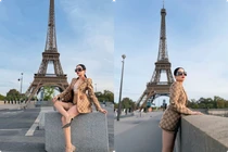 Lệ Quyên diện ‘cây’ hàng hiệu, khoe eo thon bên tháp Eiffel