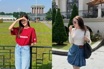 Hot face sao Việt: Hoa hậu Quế Anh từ miền Nam ra thăm Lăng Bác