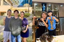 Hot face sao Việt: Đàm Vĩnh Hưng và con trai hào hứng khi được tặng tôm hùm