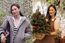 Hot face sao Việt: Phương Anh Đào ngắm hoa mận ở Mộc Châu