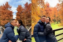 Jennifer Phạm và chồng đại gia tình tứ trong chuyến du lịch Hàng Châu