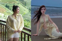 Doãn Hải My thả hồn với cảnh vật ở Mù Cang Chải