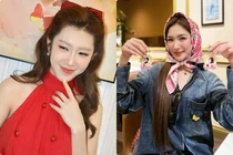 Hot face sao Việt: Thuý Ngân diện váy tone đỏ rực dịp đầu năm mới