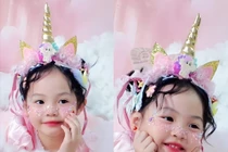 Con gái Cường Đô La đón sinh nhật 5 tuổi cực xinh xắn