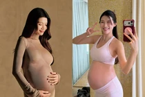 Quỳnh Châu lưu giữ đường cong đẹp nhất cuộc đời khi mang thai