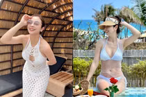 Jennifer Phạm mặc váy lưới "có như không" vẫn đẹp ngút trời