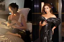 Ngô Thanh Vân nỗ lực nuôi con bằng sữa mẹ