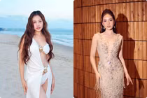 Sau 5 năm sinh con, vợ Dương Khắc Linh khoe vóc dáng thon gọn, gợi cảm