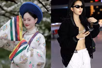 Hot face sao Việt: Lan Phương đẹp dịu dàng khi chọn áo dài cổ phục