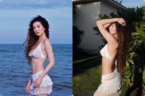 Vợ trẻ của Hồ Quang Hiếu khoe vóc dáng nóng bỏng sau sinh