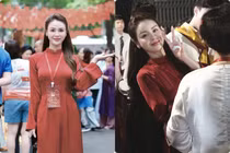 Diễn viên Lương Thu Trang xinh đẹp hút mọi ống kính trong nhiệm vụ A80