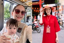 Lan Phương đưa con gái thăm thú Hội An sau khi bán nhà
