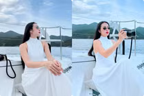 Diệp Bảo Ngọc hóa “nàng tiên cá” xinh đẹp trên du thuyền