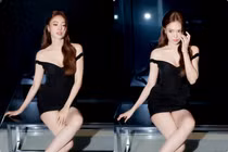 Ninh Dương Lan Ngọc diện váy siêu ngắn, khoe trọn đôi chân thon dài