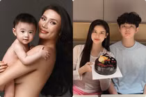 Hot face sao Việt: Võ Hoàng Yến chụp ảnh da kề da với con