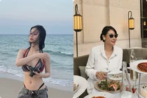 Jun Vũ diện bikini dây mảnh táo bạo